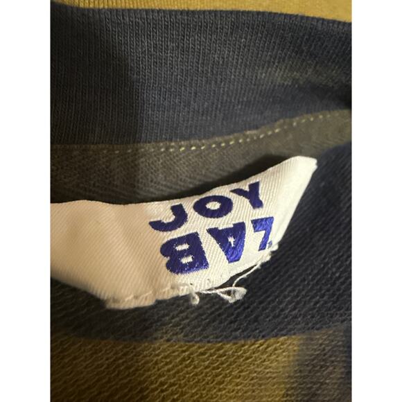 JoyLab Women's Olive Green Tie Dye Long Sleeve Crew Neck Sweatshirt top Size S - Picture 3 of 4